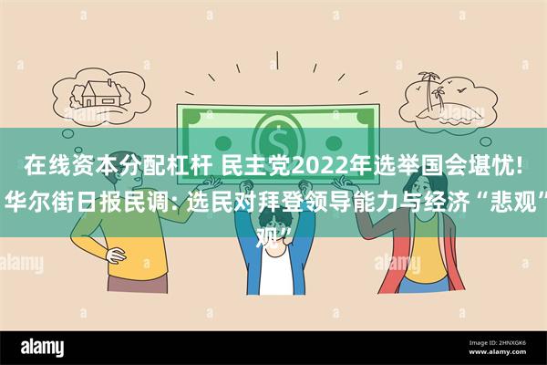 在线资本分配杠杆 民主党2022年选举国会堪忧! 华尔街日报民调: 选民对拜登领导能力与经济“悲观”