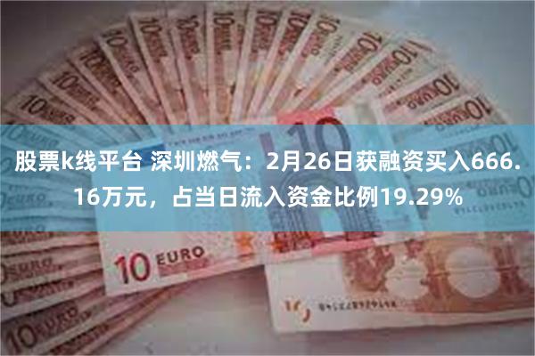 股票k线平台 深圳燃气：2月26日获融资买入666.16万元，占当日流入资金比例19.29%